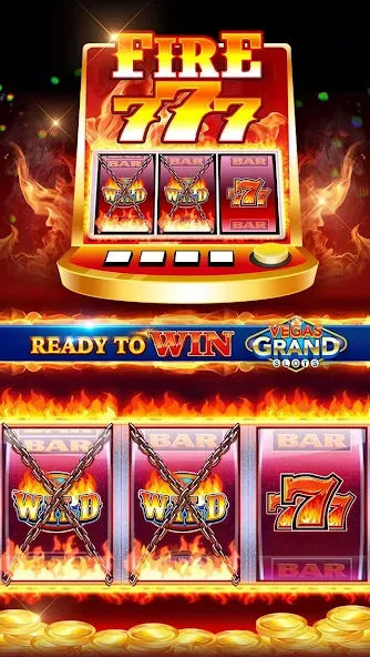 Vegas Grand Slots:Casino Games (Вегас Гранд Слоты) МОД/Взлом [Много денег, Монет и Все открыто] Screenshot 3