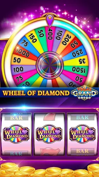 Vegas Grand Slots:Casino Games (Вегас Гранд Слоты) МОД/Взлом [Много денег, Монет и Все открыто] Screenshot 4