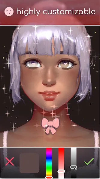 Live Portrait Maker: Girls (Лайв Портрет Мейкер) МОД/Взлом [Много денег, Монет и Все открыто] Screenshot 3