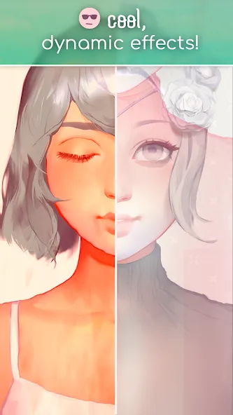 Live Portrait Maker: Girls (Лайв Портрет Мейкер) МОД/Взлом [Много денег, Монет и Все открыто] Screenshot 4
