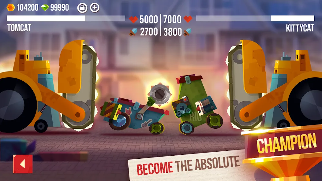 CATS: Crash Arena Turbo Stars (Кэтс) МОД/Взлом [Все открыто, Дополнительные деньги и Меню MOD] Screenshot 5