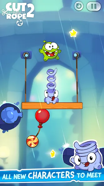Cut the Rope 2 (Кат зе Роуп 2) МОД/Взлом [Деньги, Монеты и Меню MOD] Screenshot 4