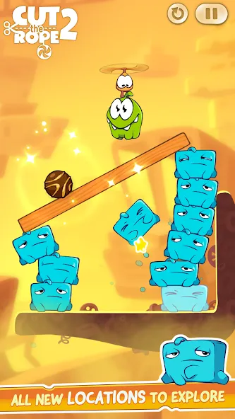 Cut the Rope 2 (Кат зе Роуп 2) МОД/Взлом [Деньги, Монеты и Меню MOD] Screenshot 5