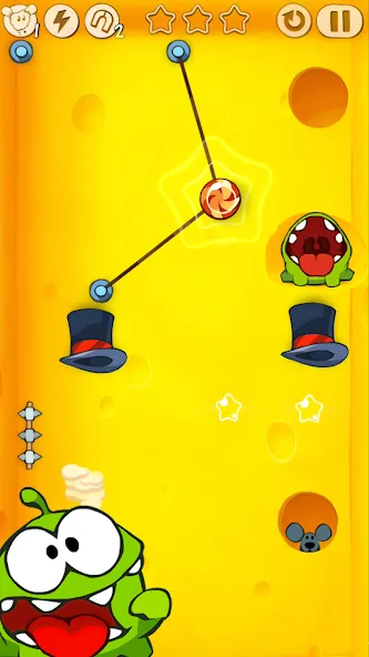 Cut the Rope (Кат зе Роуп) МОД/Взлом [Бесконечные деньги, Монеты и Мега MOD] Screenshot 2