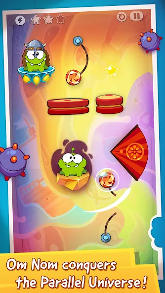 Cut the Rope: Time Travel (Сат зе Роуп) МОД/Взлом [Все открыто, Дополнительные деньги и Меню MOD] Screenshot 1