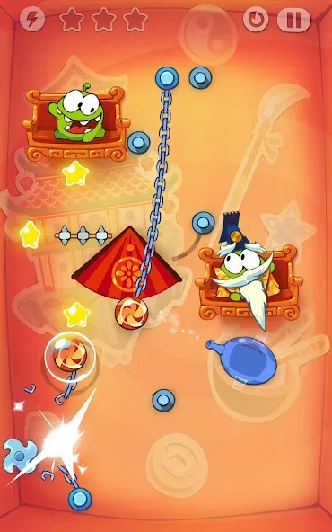 Cut the Rope: Time Travel (Сат зе Роуп) МОД/Взлом [Все открыто, Дополнительные деньги и Меню MOD] Screenshot 5