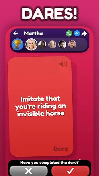 Truth or Dare Party Game (Трус или дерзни) МОД/Взлом [Много монет, Открытые уровни и Мега MOD] Screenshot 3