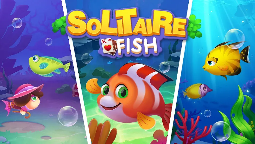 Solitaire Fish Klondike Card (Солитер Карточная игра Клондайк Фиш) МОД/Взлом [Бесконечные деньги, Монеты и Мега MOD] Screenshot 5