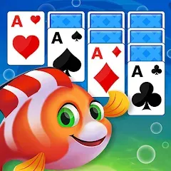 Скачать Взломанная Solitaire Fish Klondike Card на андроид (Много денег и без рекламы)