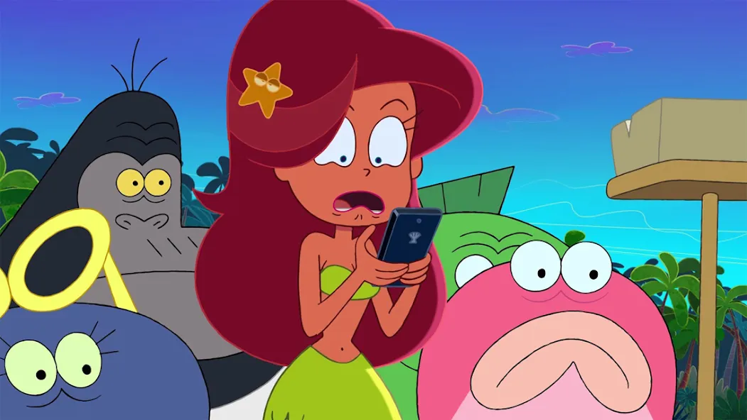 Zig & Sharko Driving Game МОД/Взлом [Меню, Бесконечные монеты и Открытые уровни] Screenshot 1