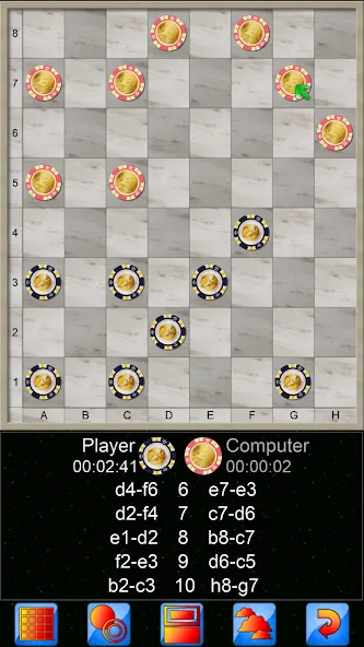 Checkers, draughts and dama МОД/Взлом [Меню, Бесконечные монеты и Открытые уровни] Screenshot 5