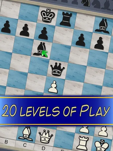 Chess V+ - board game of kings МОД/Взлом [Меню, Бесконечные монеты и Открытые уровни] Screenshot 5