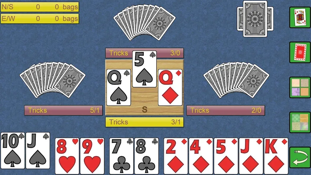 Spades V+, spades card game МОД/Взлом [Все открыто, Дополнительные деньги и Меню MOD] Screenshot 1