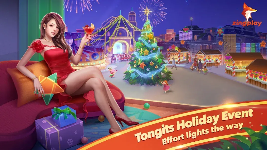 Tongits Zingplay - Card Game (Тонгитс Зингплей) МОД/Взлом [Много монет, Открытые уровни и Мега MOD] Screenshot 1