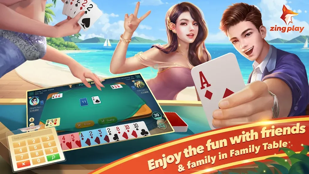 Tongits Zingplay - Card Game (Тонгитс Зингплей) МОД/Взлом [Много монет, Открытые уровни и Мега MOD] Screenshot 4