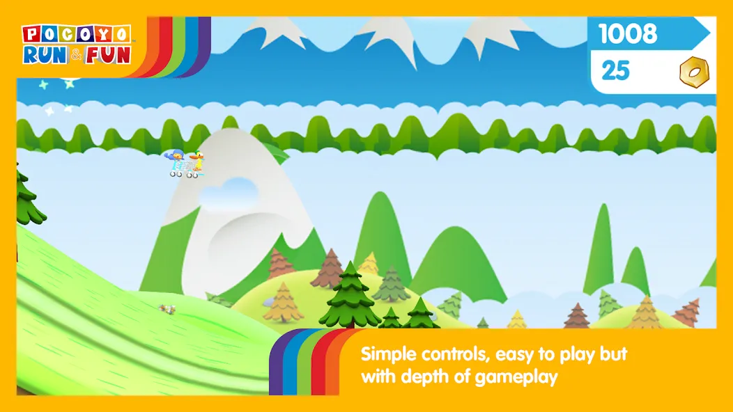 Pocoyo Run & Fun: Cartoon Jump МОД/Взлом [Меню, Бесконечные монеты и Открытые уровни] Screenshot 3