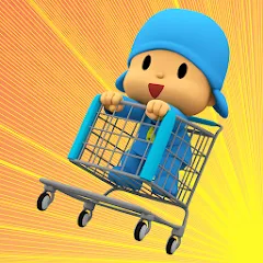 Скачать Взломанная Pocoyo Run & Fun: Cartoon Jump на Андроид (Много денег)