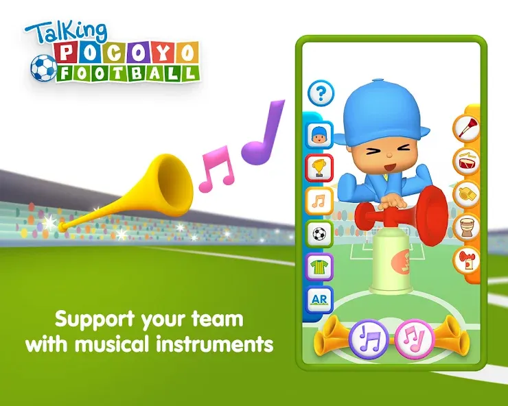 Talking Pocoyo Football МОД/Взлом [Много денег, Монет и Все открыто] Screenshot 4