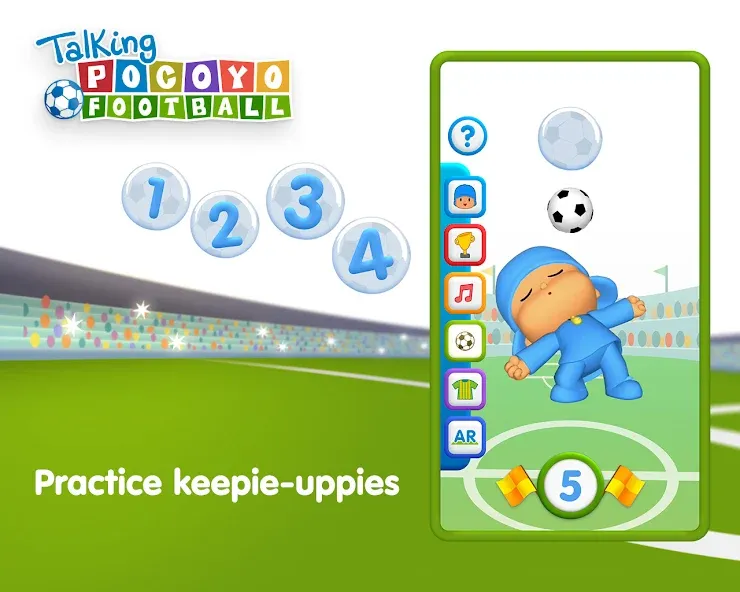 Talking Pocoyo Football МОД/Взлом [Много денег, Монет и Все открыто] Screenshot 5