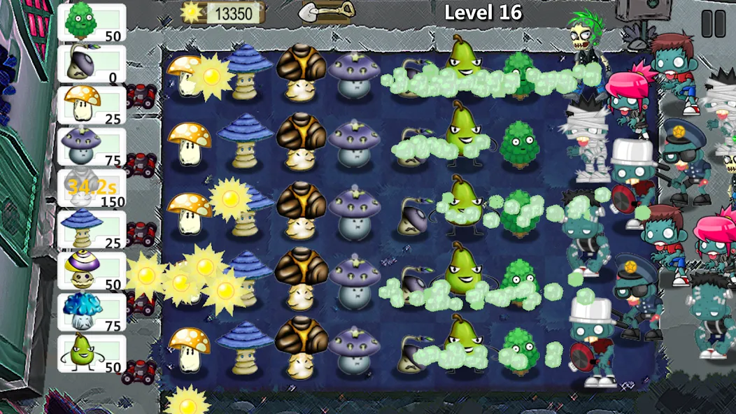 Plants' War МОД/Взлом [Меню, Бесконечные монеты и Открытые уровни] Screenshot 2