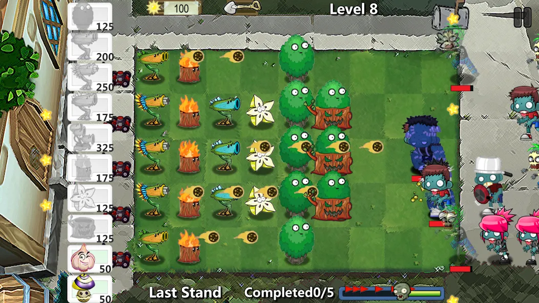 Plants' War МОД/Взлом [Меню, Бесконечные монеты и Открытые уровни] Screenshot 3