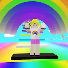 Скачать Взломанная Rainbow Parkour sweet Girl на Андроид (Много денег и без рекламы)