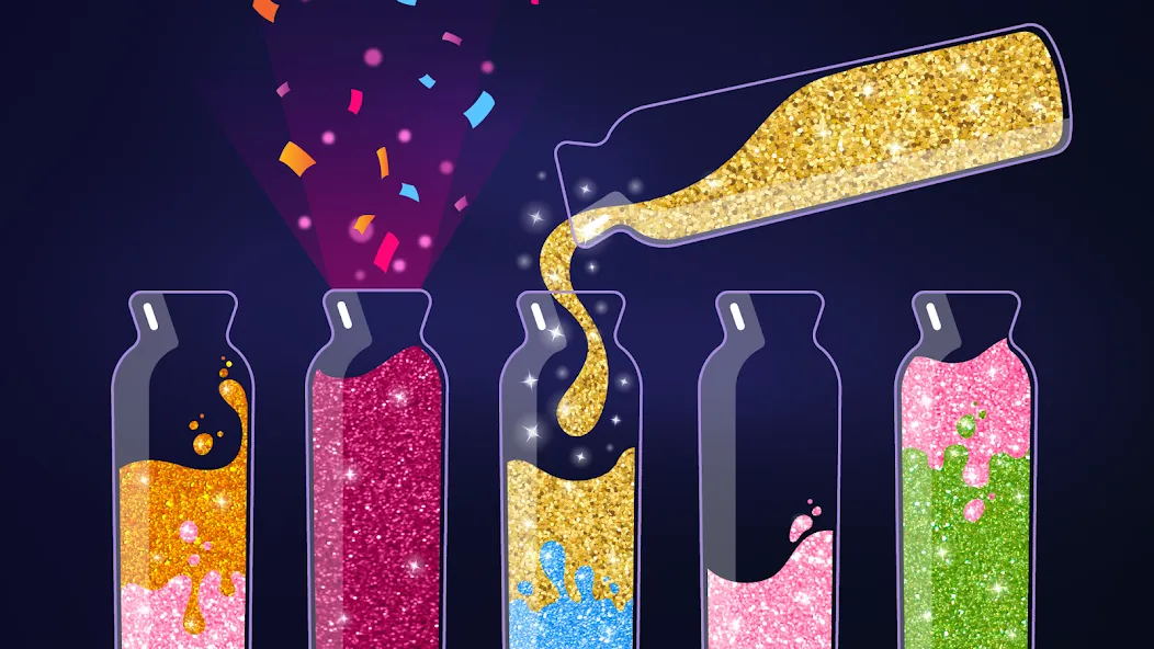 Get Color - Water Sort Puzzle МОД/Взлом [Деньги, Монеты и Меню MOD] Screenshot 1