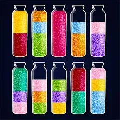Скачать Взломанная Get Color - Water Sort Puzzle на Андроид с бесконечными подсказками