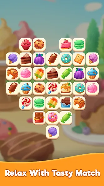 Tasty Match -  Zen Connect МОД/Взлом [Бесконечные деньги, Монеты и Мега MOD] Screenshot 1