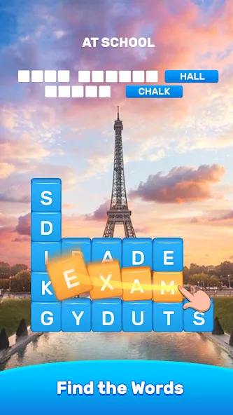 Words Warehouse：Test Your Mind МОД/Взлом [Много денег, Монет и Все открыто] Screenshot 1
