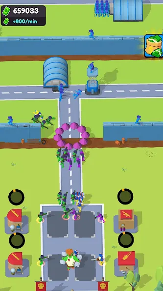 Zombie Factory Attack (Зомби Фабричное Нападение) МОД/Взлом [Много монет, Открытые уровни и Мега MOD] Screenshot 1