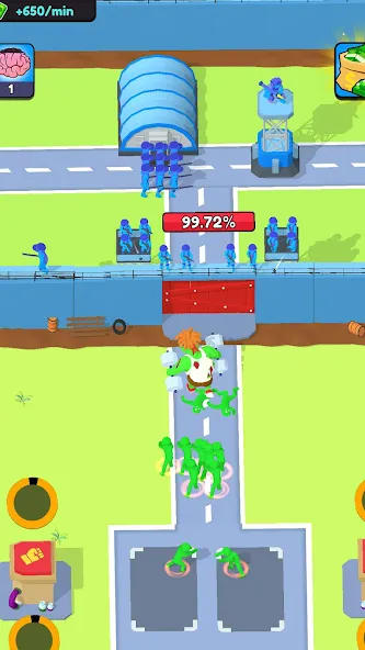 Zombie Factory Attack (Зомби Фабричное Нападение) МОД/Взлом [Много монет, Открытые уровни и Мега MOD] Screenshot 5