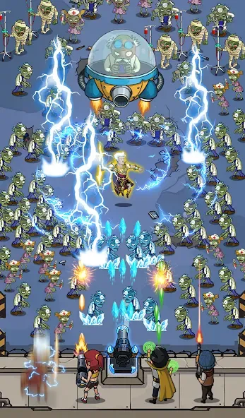 Zombie War Idle Defense Game (Зомби Война) МОД/Взлом [Бесконечные деньги, Монеты и Мега MOD] Screenshot 2