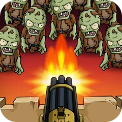 Скачать Zombie War Idle Defense Game Взлом на много денег и кристаллов на Андроид