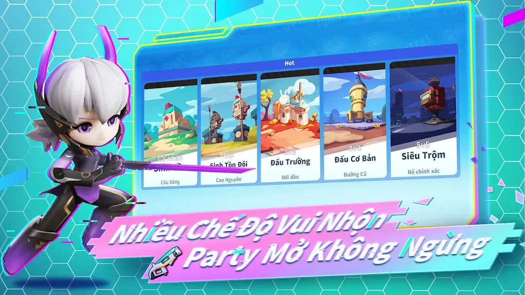 Đấu Trường Kỳ Lạ - Gzone МОД/Взлом [Деньги, Монеты и Меню MOD] Screenshot 5
