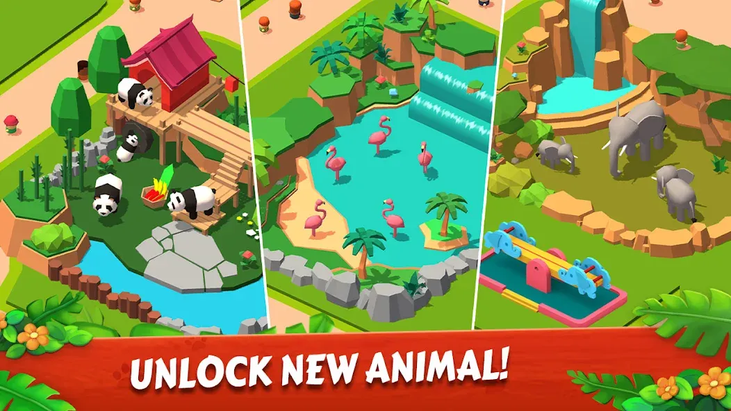 Zoo Tile - Match Puzzle Game (Зу Тайл) МОД/Взлом [Деньги, Монеты и Меню MOD] Screenshot 1