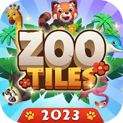 Скачать Zoo Tile - Match Puzzle Game Взлом (Много денег и без рекламы) на Android