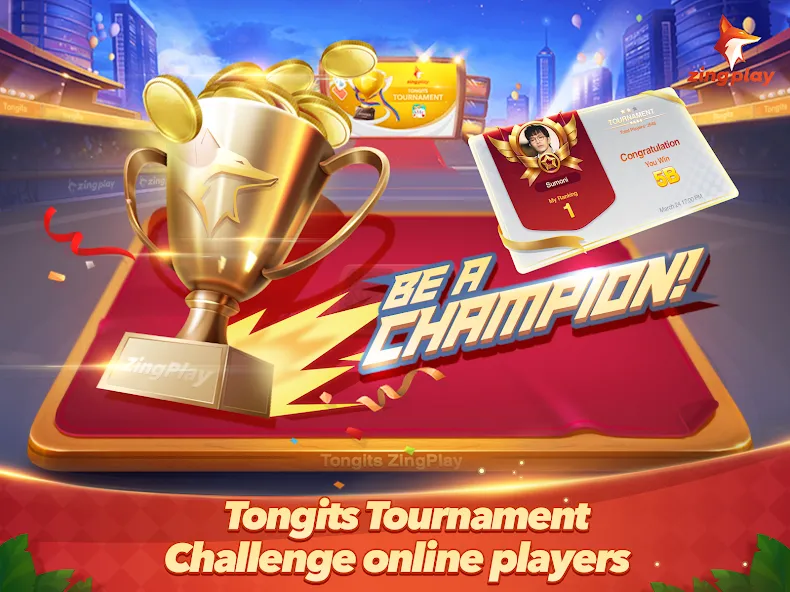 Tongits ZingPlay-Fun Challenge (Тонгитс ЗингПлэй) МОД/Взлом [Много монет, Открытые уровни и Мега MOD] Screenshot 4