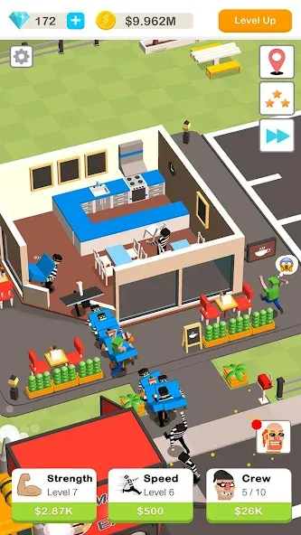 Idle Robbery (Айдл Роббери) МОД/Взлом [Бесконечные деньги, Монеты и Мега MOD] Screenshot 1