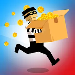 Скачать Взломанная Idle Robbery на андроид - много денег