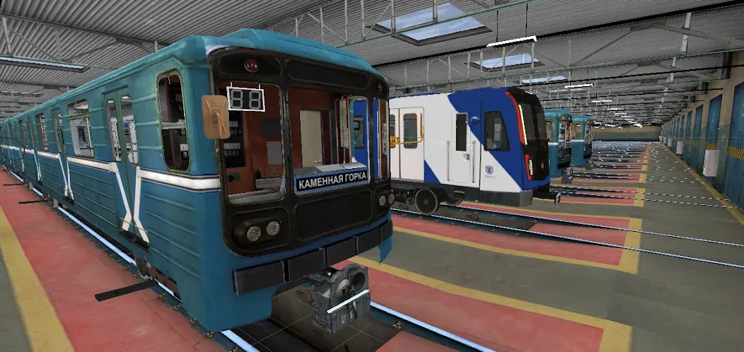 Minsk Subway Simulator МОД/Взлом [Много денег, Монет и Все открыто] Screenshot 1