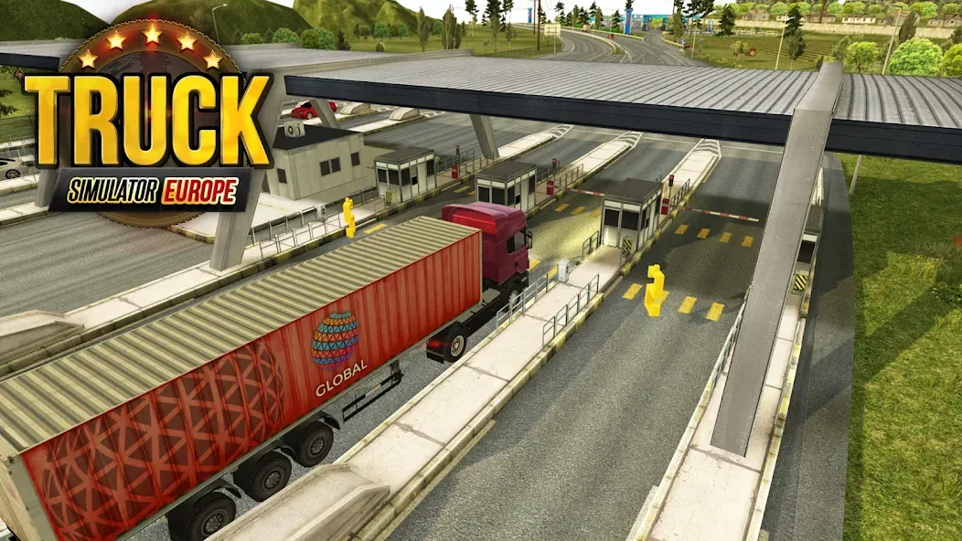 Truck Simulator : Europe МОД/Взлом [Деньги, Монеты и Меню MOD] Screenshot 1