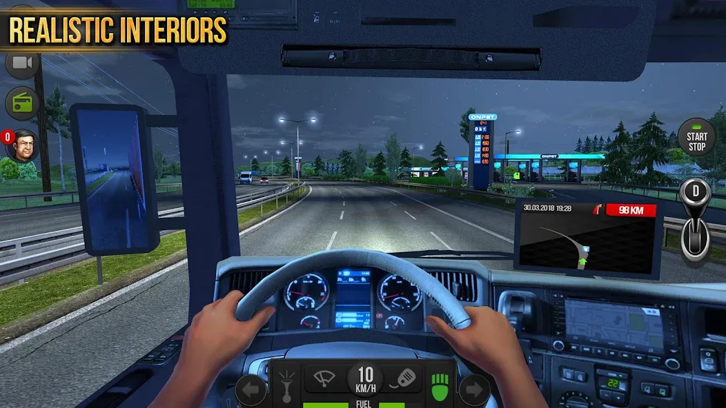 Truck Simulator : Europe МОД/Взлом [Деньги, Монеты и Меню MOD] Screenshot 4