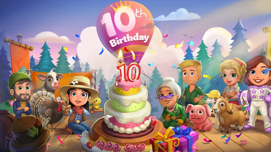FarmVille 2: Country Escape (ФармВилл 2 С) МОД/Взлом [Деньги, Монеты и Меню MOD] Screenshot 1
