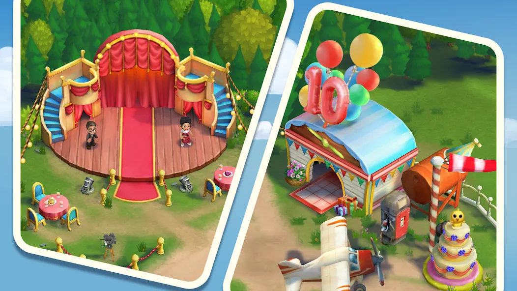 FarmVille 2: Country Escape (ФармВилл 2 С) МОД/Взлом [Деньги, Монеты и Меню MOD] Screenshot 2