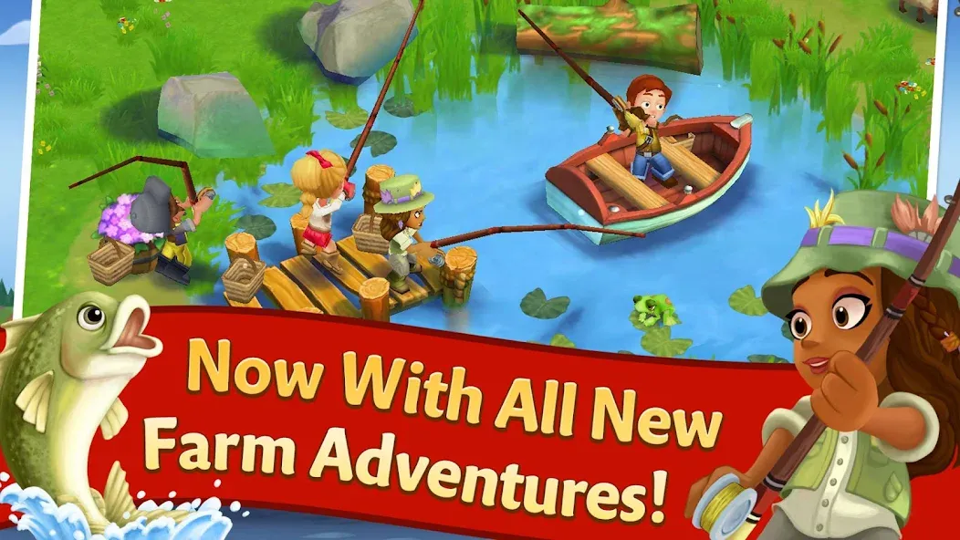 FarmVille 2: Country Escape (ФармВилл 2 С) МОД/Взлом [Деньги, Монеты и Меню MOD] Screenshot 5
