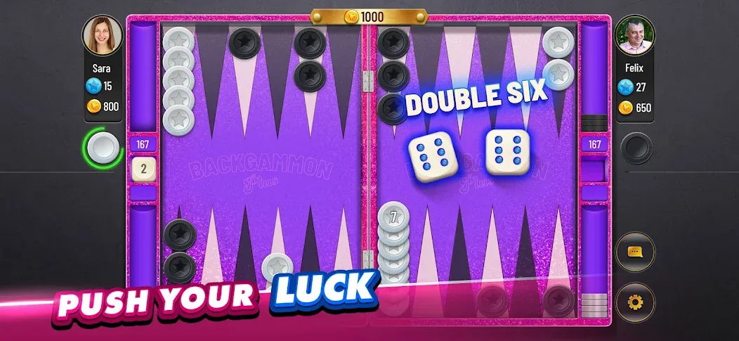 Backgammon Plus - Board Game (Бэкгаммон Плюс) МОД/Взлом [Деньги, Монеты и Меню MOD] Screenshot 4