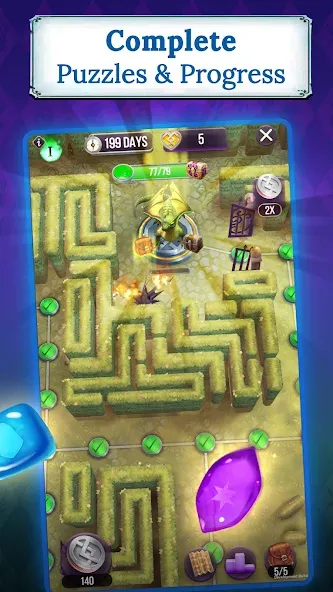 Harry Potter: Puzzles & Spells МОД/Взлом [Меню, Бесконечные монеты и Открытые уровни] Screenshot 5