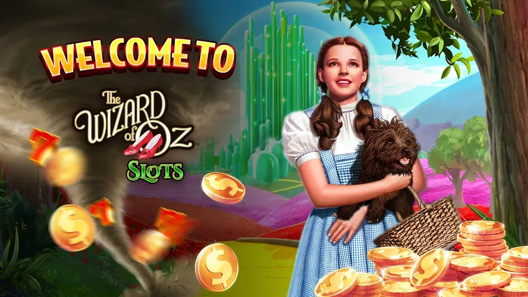 Wizard of Oz Slots Games (Волшебник из страны Оз игровой автомат) МОД/Взлом [Бесконечные деньги, Монеты и Мега MOD] Screenshot 1