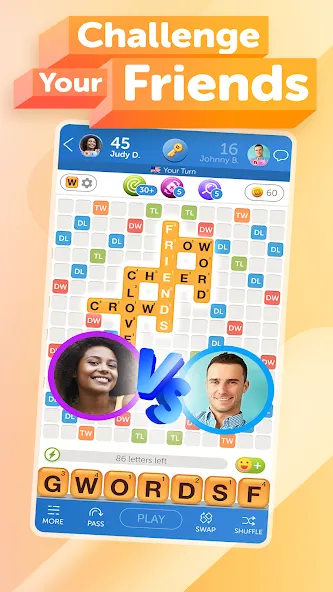 Words With Friends 2 Word Game (Вордс вит Френдс 2 Классик) МОД/Взлом [Все открыто, Дополнительные деньги и Меню MOD] Screenshot 2